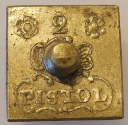 Münzgewicht bergisch, Solingen, 2 Pistol, Joh. Phil. Herbertz 