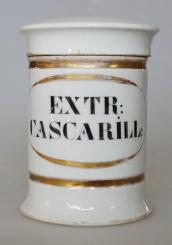 Albarello, Fayencegefäß, um 1830, Biedermeier 