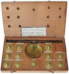 Münzwaage Courseul. Namur, Belgien. 19. Jh. 