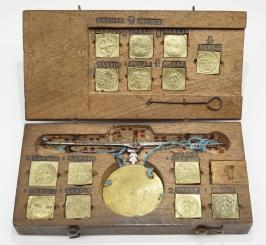 Münzwaage, Deinert, Nürnberg 