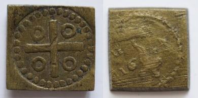 Münzgewicht 1 Calvario / Crusaat, Guilliam de Neve 