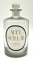 Apothekenflasche, 19. Jh., "Acetum Scillae" 