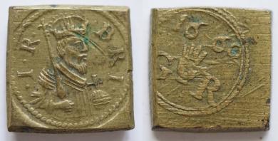 Münzgewicht 1 Jacobus (alter), "GR"  Antwerpen 