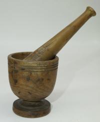 Kleiner Holzmörser, 18. / 19. Jh. 