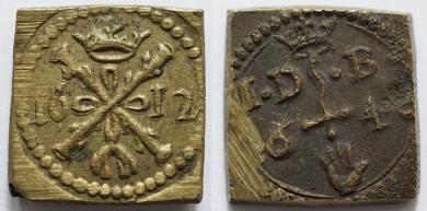 Münzgewicht 1/2 Albertus, Jacob Jansz de Backer 