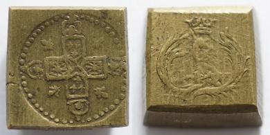 Münzgewicht 1 Noailles, "IFW" Wolschot, Antwerpen 