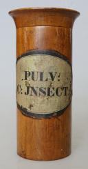 Apotheken-Holzdose, deutsch, um 1820 
