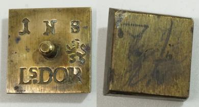 Münzgewicht 1 N S-LsDOR, bergisch. Melchior Kruse 