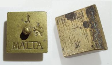 Münzgewicht 1 MALTA, bergisch. Melchior Kruse 