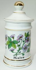 Porzellangefäß, 20. Jh, Malva, Deko 