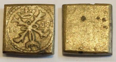 Münzgewicht Albertus, Amsterdam, um 1700. 