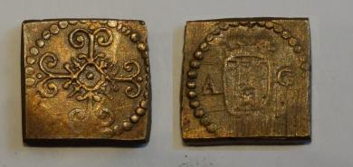 Münzgewicht 1 Brabanter Krone, um 1750, Abraham Groengraft 