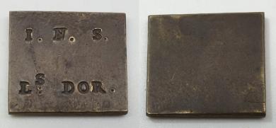 Münzgewicht 1 Neuer Schild Louisdor 