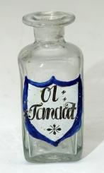 Apothekenflasche, 19Jh., Rainfarnöl 