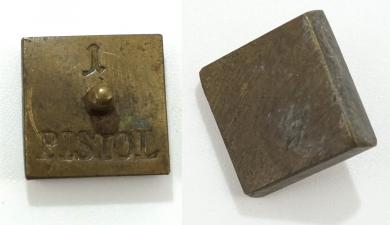 Münzgewicht 1 PISTOL, bergisch. Aeckersberg 