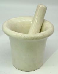 Seltener Porzellanmörser, 19. Jh. 