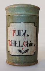 Apotheken-Holzdose, Wien, um 1810 
