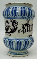 Albarello, Fayence, Savona, um 1750 